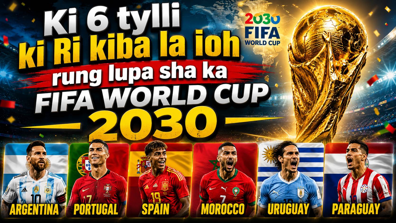 6 Countries Already qualified for the FIFA World Cup 2030